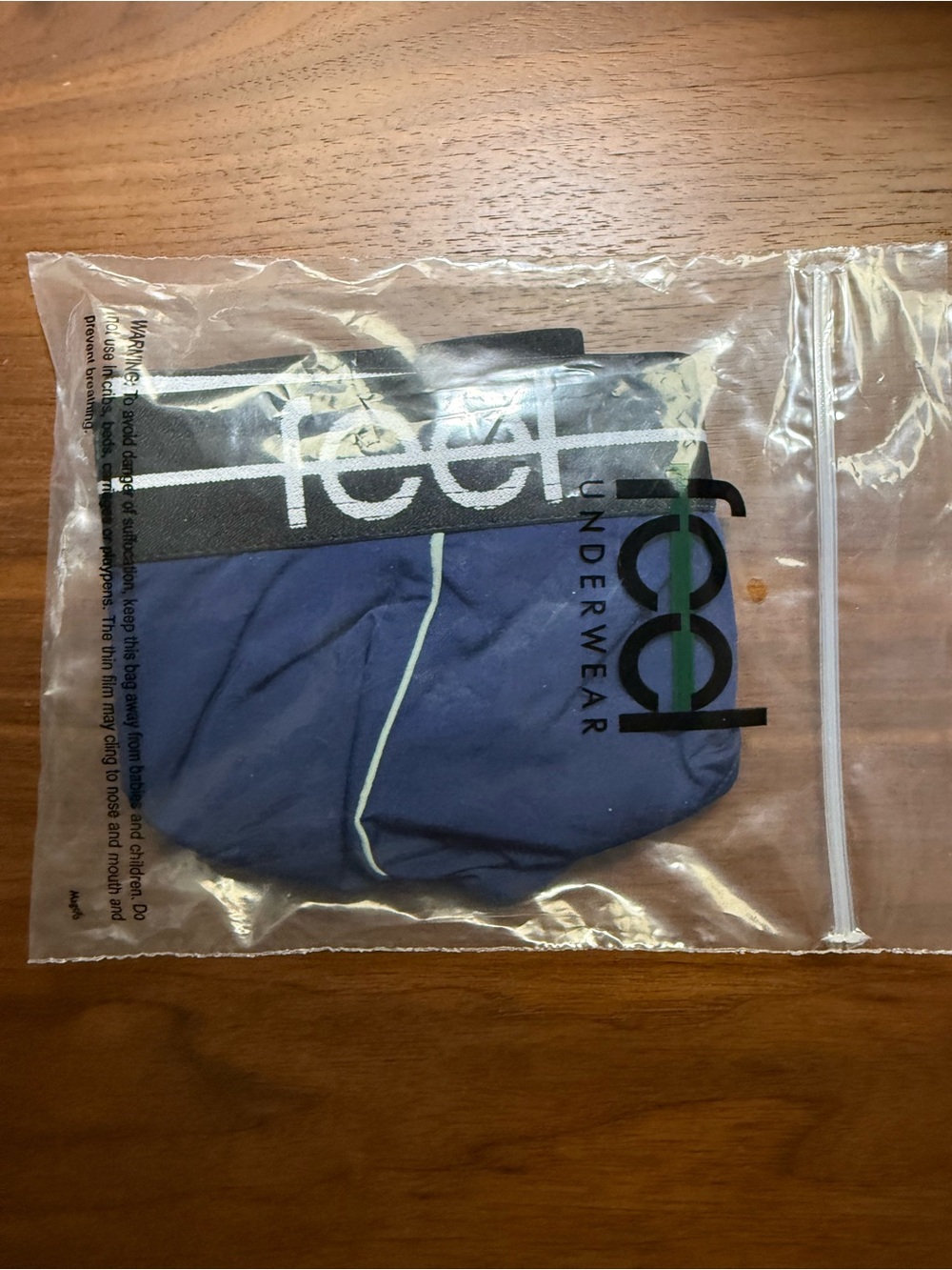 Feel Men's Navy Blue Briefs - M